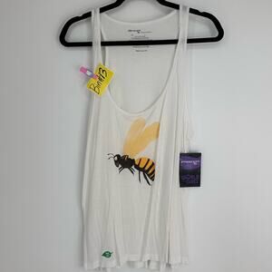 Revenge Is White Tank Honey Bee Size Large NEW